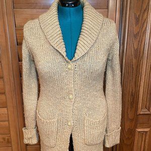 (VINTAGE!!) Express world brand long button sweater